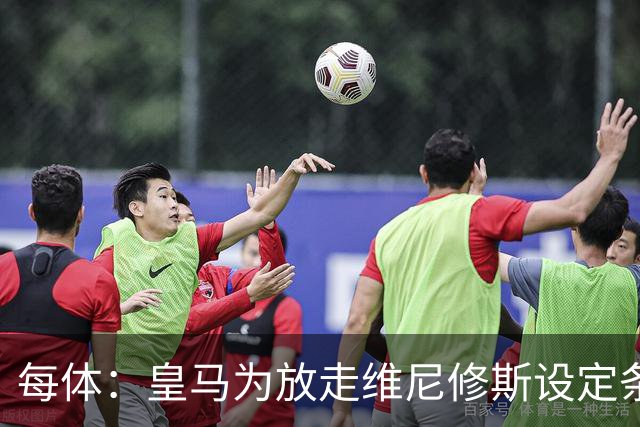 每体：皇马为放走维尼修斯设定条件 报价不得低于1.6亿欧